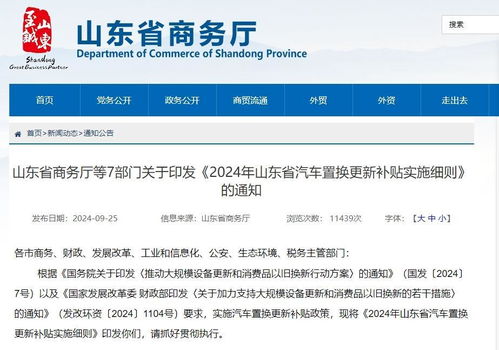 山东省商务厅汽车置换补贴（山东省商务厅汽车置换补贴2024）